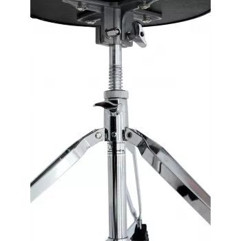 DIMAVERY DT-80 bubenícka stolička, okrúhle sedadlo, výškovo nastaviteľná 480-600 mm, dvojito vystužený stojan, čierna 26031100