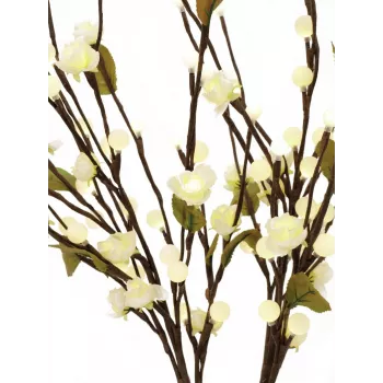 EUROPALMS kaméliový oblúk s LED, biely, 50 cm 83330310