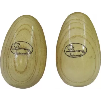 Dimavery vajíčko shaker drevené, 2 ks, prírodné 26055335