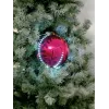 EUROPALMS LED snehová guľa 8 cm, ružová, balenie 5 ks (83501238)
