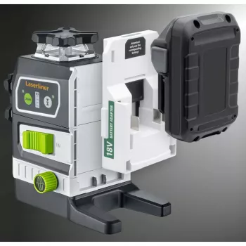 Laserliner PowerPlane-Laser 3G Multi-18V Green 3 x 360° laserový nivelačný prístroj (základná jednotka) 036.380L