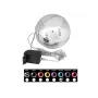 EUROPALMS LED snehová guľa 15 cm, Ice Blue 83501241