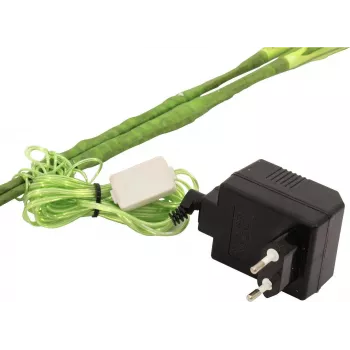 EUROPALMS aronstab, sada 3 ks s LED, biela, 85 cm (83330302)