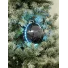 EUROPALMS LED snehová guľa 15 cm, čierna 83501244