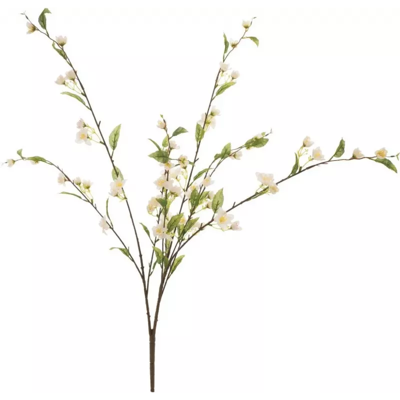 EUROPALMS umelá vetva čerešňového kvetu, biela, 60cm 82530565