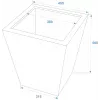 EUROPALMS Leichtsinn Basic-50 dekoračná figúrka hnedá lesklá 50cm 83011870