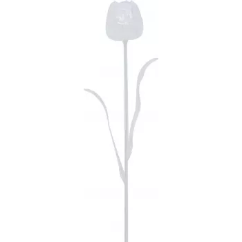 EUROPALMS krištáľový tulipán umelý kvet, transparentný, 61 cm, balenie 12 ks 82600206
