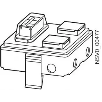 SIEMENS BD2-AK1/2SD163FIA vývodová skriňa 16A 2x1-pólová s poistkovým odpojovačom (BVP:660870)