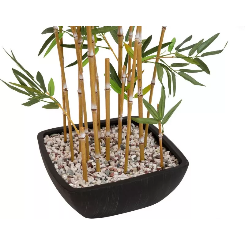 EUROPALMS umelý bambus v dekoračnej miske, 150cm 82509262