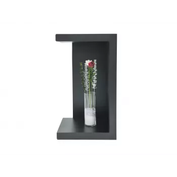 EUROPALMS Crystal Rose umelý kvet, transparentný, 81cm, balenie 12 ks výhodné balenie 82600210