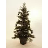 EUROPALMS dekoračná guľa 7cm, čierna, balenie 6 ks (83501253)