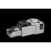 TELEGÄRTNER 100040203 RJ45 Keystone modul Cat.6A tienený bez nástrojov IDC