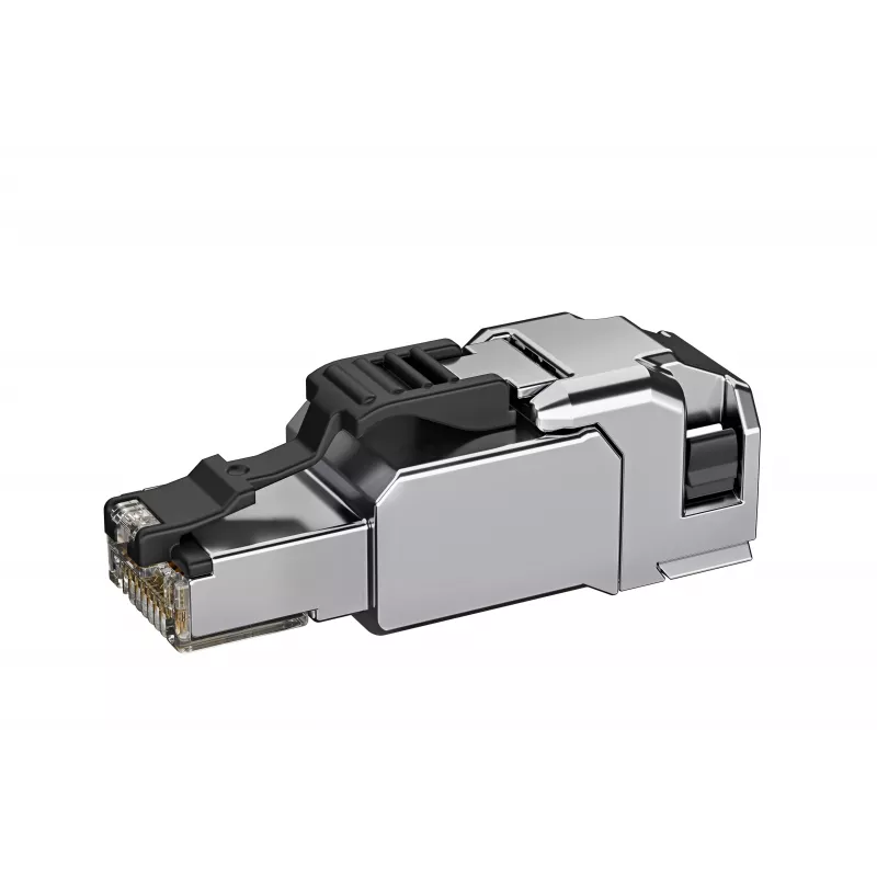 TELEGÄRTNER 100040203 RJ45 Keystone modul Cat.6A tienený bez nástrojov IDC