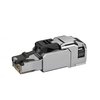 TELEGÄRTNER 100039917 RJ45 konektor na montáž v teréne Cat.6A tienený nerez