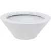 EUROPALMS Leichtsinn Bowl-15 dekoračná misa, biela, lesklá 83011822
