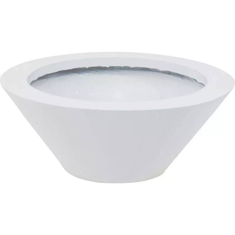 EUROPALMS Leichtsinn Bowl-15 dekoračná misa, biela, lesklá 83011822