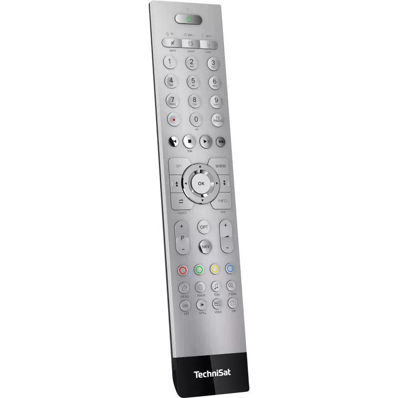 TechniSat TechniControl II ALU strieborný univerzálny diaľkový ovládač (FB kód TV) 0002/3859