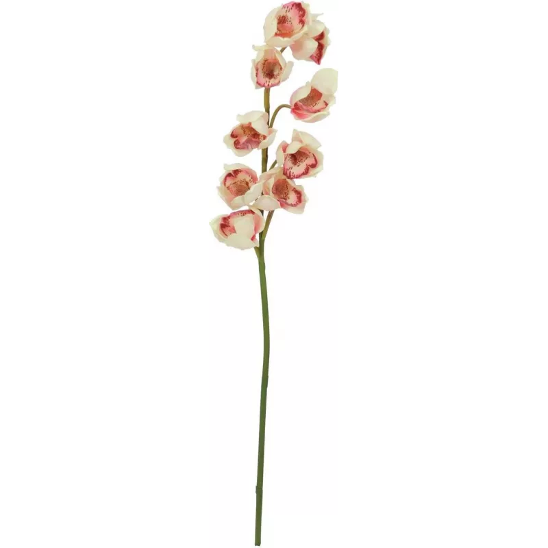 EUROPALMS umelá vetva cymbidium, krémovo-ružová, 90 cm 82530311