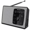 TechniSat DIGITRADIO 2 DAB+ FM Bluetooth rádiobudík čierna/biela 0002/3910