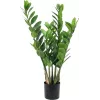 EUROPALMS Zamifolia umelá rastlina ZZ, 70 cm, čierny kvetináč 82600153