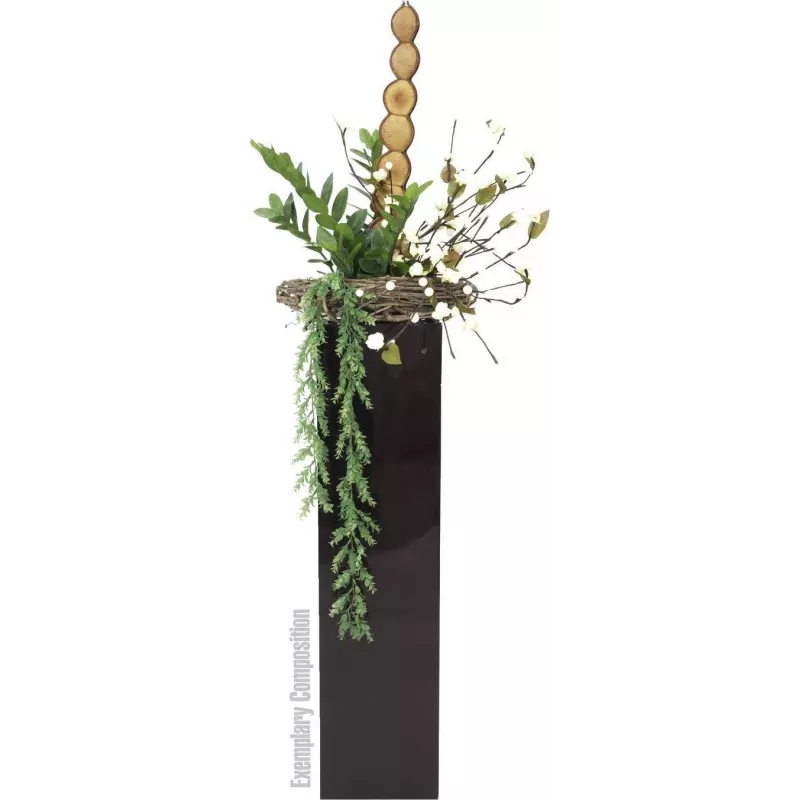EUROPALMS Zamifolia umelá rastlina ZZ, 70 cm, čierny kvetináč 82600153