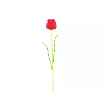 EUROPALMS krištáľový tulipán umelý tulipán, červený, 61 cm, balenie 12 ks 82600205