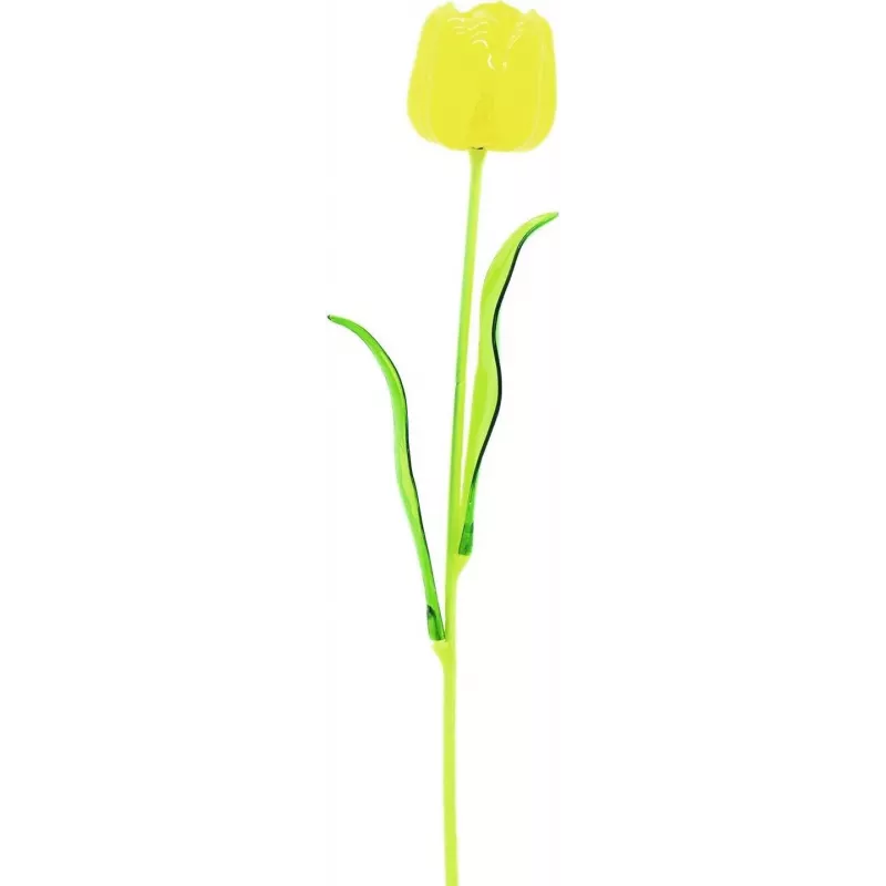 EUROPALMS Crystal Tulip umelý kvet, žltý, 61 cm, balenie 12 ks 82600207