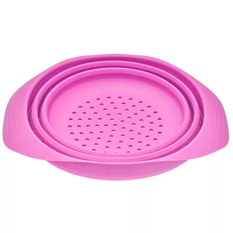 LURCH skladacie sitko hrozno 24 cm silikón so základňou z PP 210286