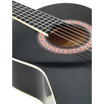 DIMAVERY AC-303 koncertná gitara, čierna (26241006)
