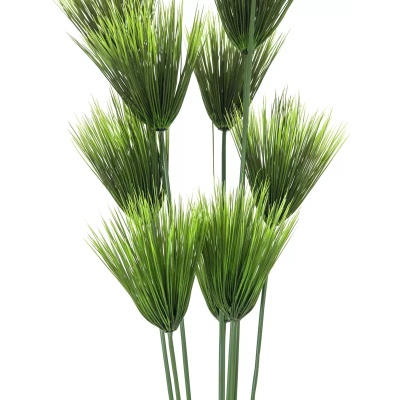 EUROPALMS umelá rastlina papyrus, 150 cm, zelená, v čiernom kvetináči 82600223