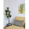 EUROPALMS umelá rastlina papyrus, 150 cm, zelená, v čiernom kvetináči 82600223