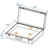 DIMAVERY Effector-Case Large pedálový flight case 26380060