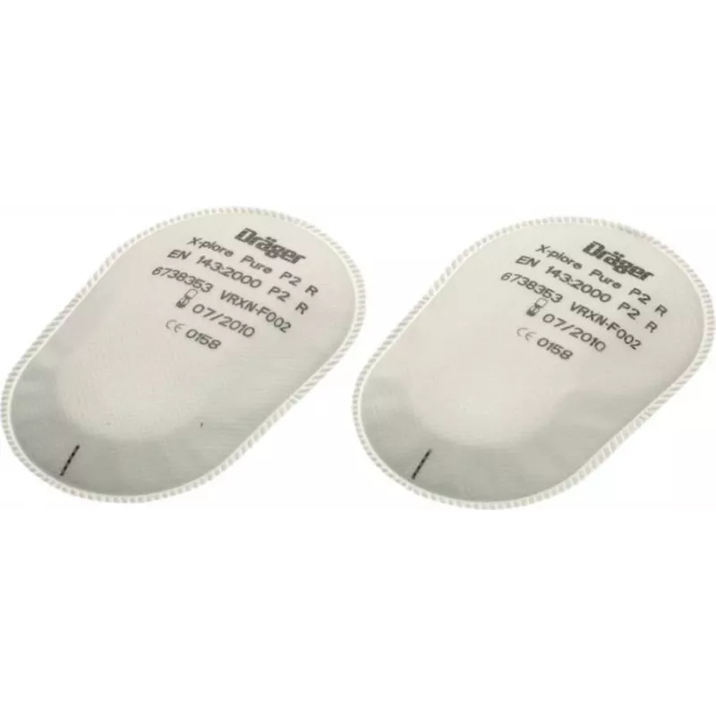 Dräger X-plore Pure P2 R bajonetový časticový filter (balenie 2 ks) 6738353