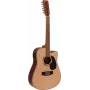 DIMAVERY DR-612 12-strunová akustická westernová gitara, natur 26231281