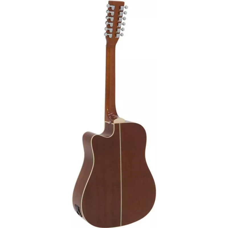 DIMAVERY DR-612 12-strunová akustická westernová gitara, natur 26231281