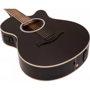 DIMAVERY AW-400 westernová gitara, čierna 26235089