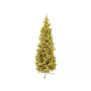 EUROPALMS FUTURA umelý vianočný stromček, zlato-metalický, 210 cm 83500555