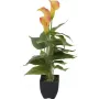 EUROPALMS Calla mini umelá rastlina, žlto-oranžová, 43 cm 82540346