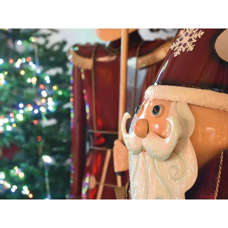 EUROPALMS Santa Claus kovová figúrka červená 195cm 83314902