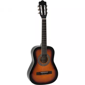 Dimavery AC-303 koncertná gitara 1/2 Sunburst 535 mm menzúra 6-strunová