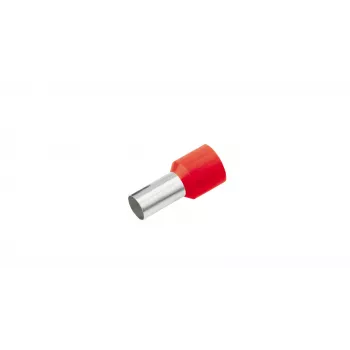 Cimco 187220 čiastočne izolovaná káblová koncovka 1,5 mm² červená, 100 kusov