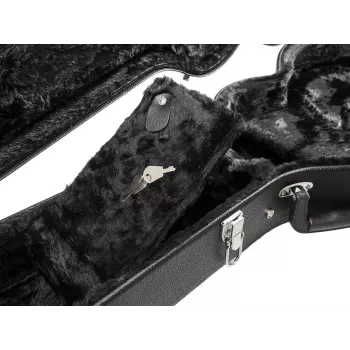 Dimavery Form-Case tvrdé puzdro na elektrickú gitaru LP, čierne 26341023