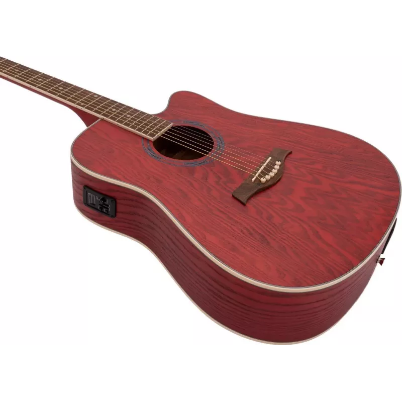 DIMAVERY JK-510 westernová gitara, cutaway, kreslená 26231389