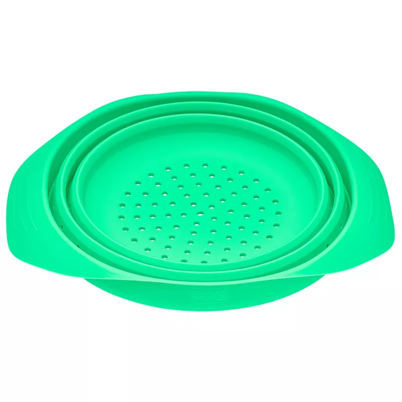 LURCH skladacie silikónové sitko 24 cm zelené 210285