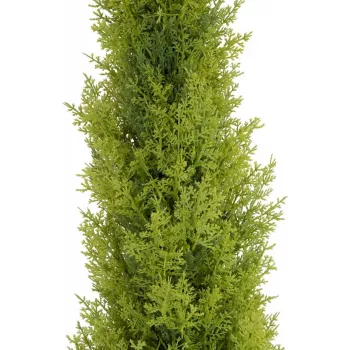 EUROPALMS umelá rastlina leylandský cyprus, 120 cm, zelené lístie, čierny kvetináč 82606964
