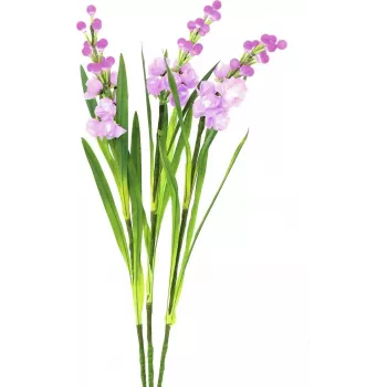 EUROPALMS Arum Lily sada 3 ks s LED, ružová, 85cm 83330304