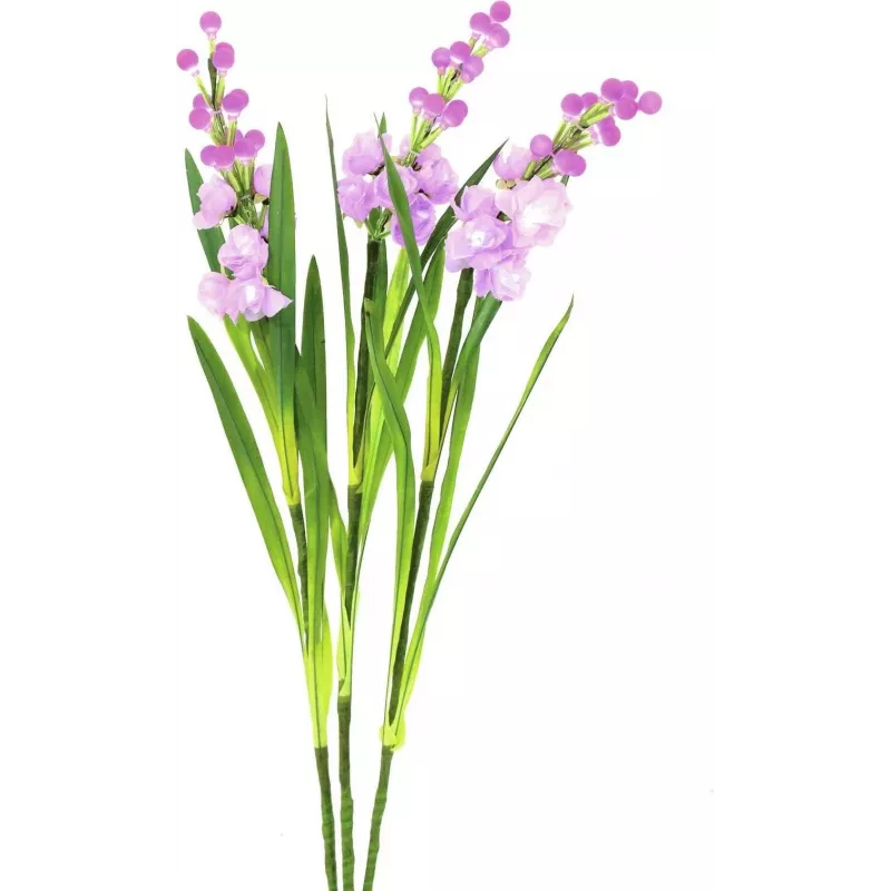 EUROPALMS Arum Lily sada 3 ks s LED, ružová, 85cm 83330304