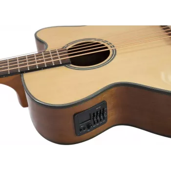 DIMAVERY AB-455 akustická basgitara, 5-strunová, natur 26224014