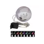 EUROPALMS LED snehová guľa 15cm, zlatá 83501245