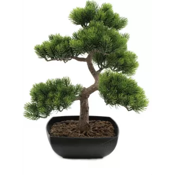 EUROPALMS bonsaj borovica umelá rastlina, 50 cm 82600110